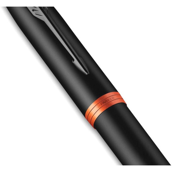 Ручка Parker IM Vibrant Rings F315 (2172943) Flame Orange PVD F