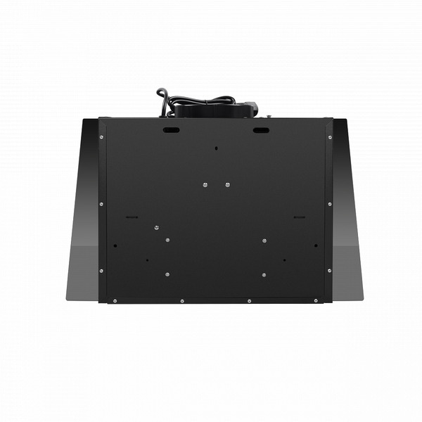 Наклонная кухонная вытяжка MAUNFELD TEFFI 60 черное стекло