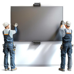 Установка ТВ от 75 дюймов "КОМФОРТ"