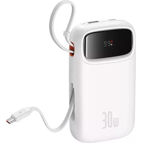 Внешний аккумулятор Baseus Qpow 2 Digital Display 20000mAh (белый)