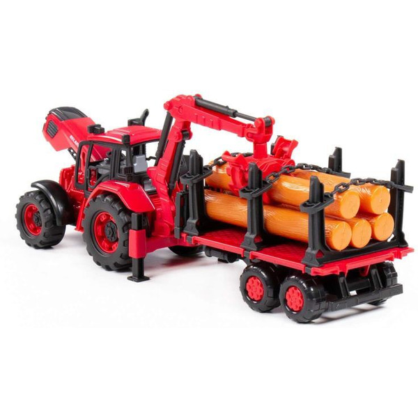 Трактор Полесье Belarus с лесовозом и манипулятором 96494