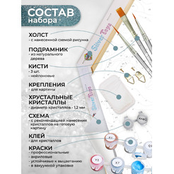 Картина по номерам Флюид Красивые суккуленты 37x32 VSH0006
