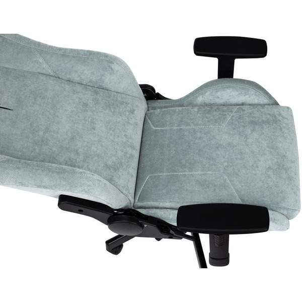 Кресло игровое Knight N1 Fabric Light-28 (1626368) серо-голубой