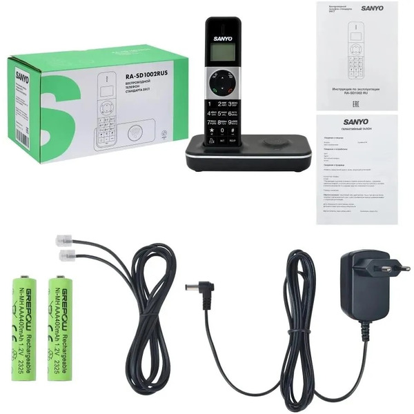 Радиотелефон Sanyo RA-SD1002RUS (черный)