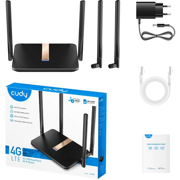 4G Wi-Fi роутер Cudy LT500D