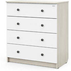 Комод пеленальный Атон Сириус ALF 804 ЛДСП (шимо светлый/белый)