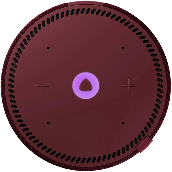 Новая Яндекс.Станция Мини с часами, модель: YNDX-00020R (красный)