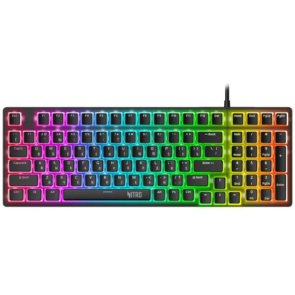 Клавиатура Acer Nitro OKW303 ZL.KBDCC.01D черный/серый