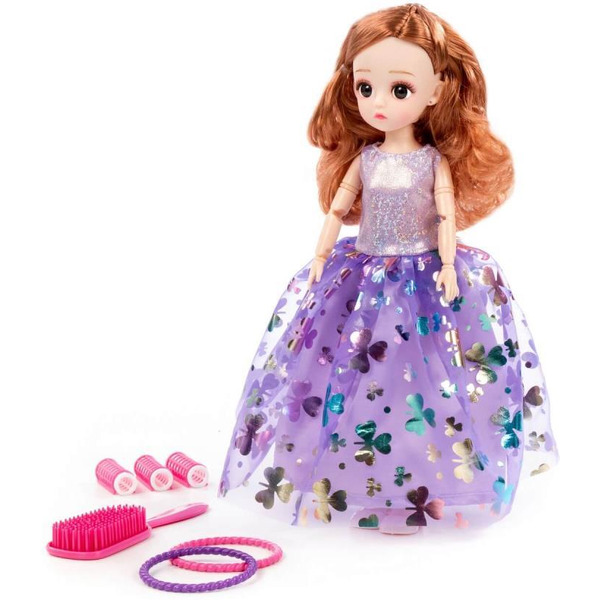 Кукла Полесье Даша в нарядном платье + аксессуары (6 элементов) (в коробке №2) 2949