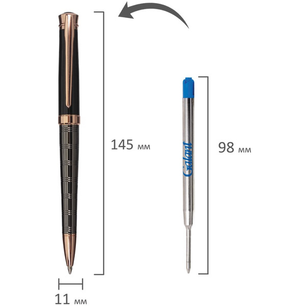 Ручка подарочная шариковая COLLAGE GALANT 143507