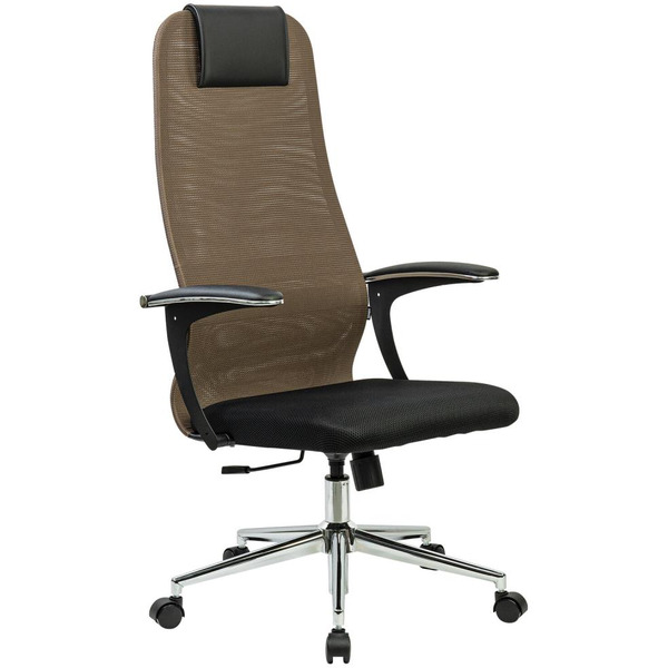 Кресло BRABIX PREMIUM Ultimate EX-801 (черное/коричневое) 532920