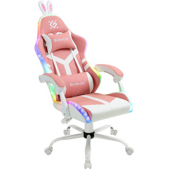 Игровое кресло Defender Ideal (белый/розовый) 64041