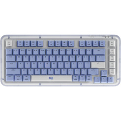 Клавиатура Logitech Alto Keys K75M 920-013301 (белый/синий, с гравировкой)