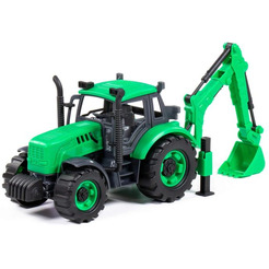 Экскаватор Полесье Прогресс 91536 (зелёный)