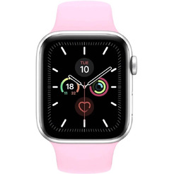 Ремешок Bingo Silicone для APPLE Watch 42/44/45mm (S) Розовый