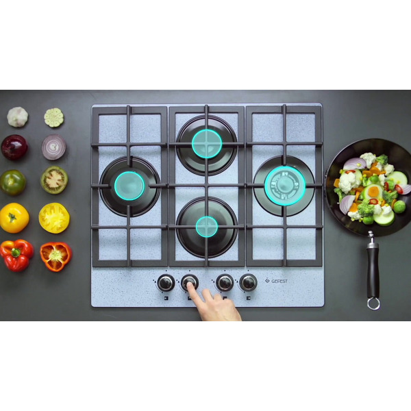 Стол газовый бытовой встраиваемый GEFEST ПВГ 2231 К12