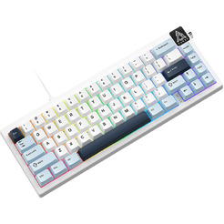 Клавиатура AJAZZ AK650 Sea Salt Switch (синий/белый)