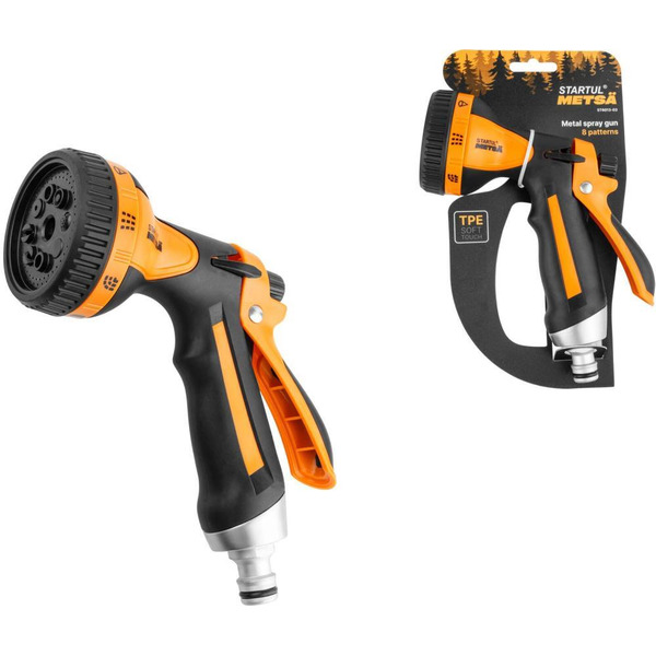 Пистолет-распылитель металлический 8-позиционный STARTUL ST6013-03