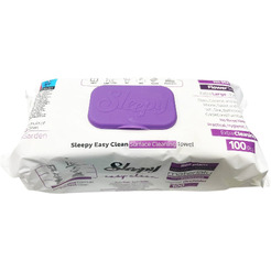 Влажные салфетки для уборки SLEEPY Orchid Garden, 100 шт
