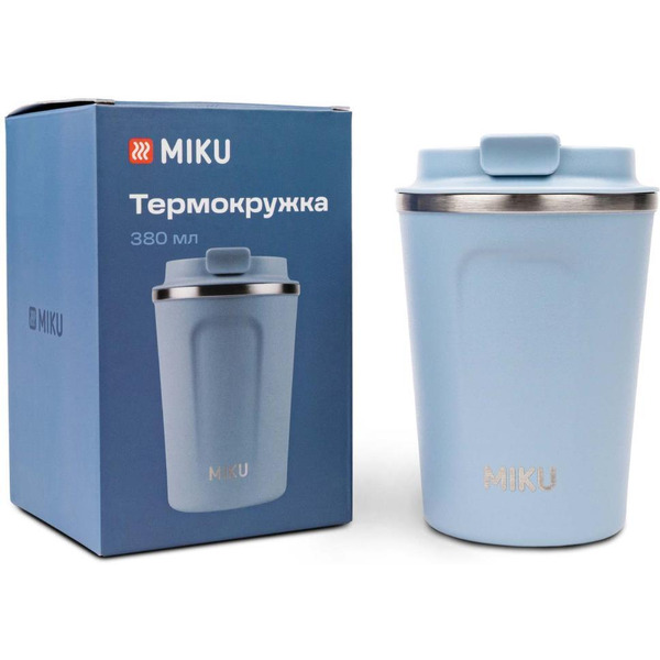 Термокружка MIKU TH-MG-380LB (голубой)