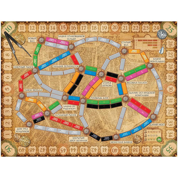 Настольная игра Hobby World Ticket to Ride: Амстердам 952100