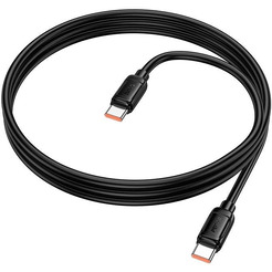 Кабель Hoco X115 Surpass USB-C to USB-C (черный)