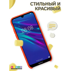Бампер Bingo Liquid TPU для HUAWEI Y6 2019 Красный