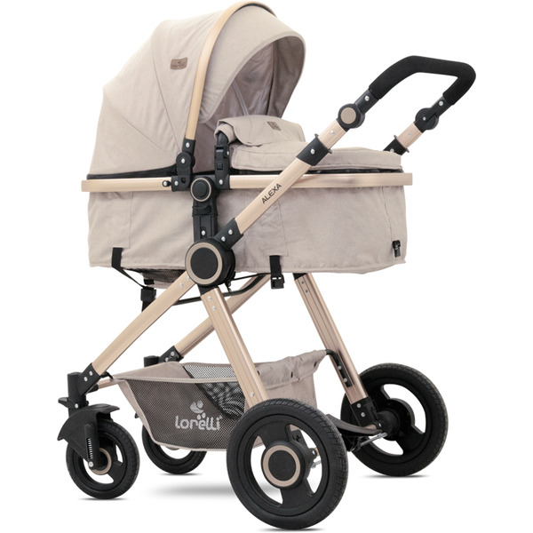 Детская коляска LORELLI Alexa 2в1 (бежевый)