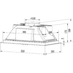 Вытяжка Weissgauff Box 850 WH
