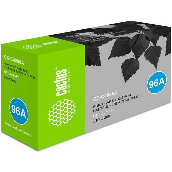 Картридж лазерный Cactus CS-C4096A C4096A черный (5000стр.) для HP LJ 2100/2200