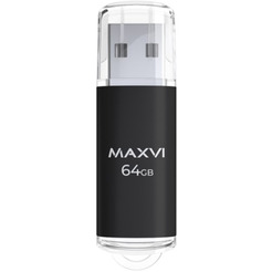 USB флеш-накопитель Maxvi MP 64GB 2.0 black