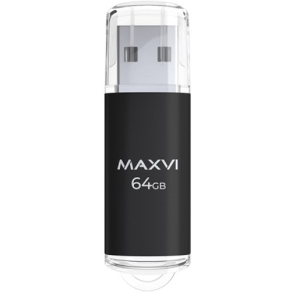 USB флеш-накопитель Maxvi MP 64GB 2.0 black