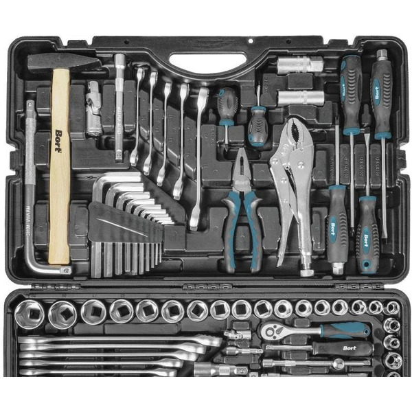 Набор ручного инструмента BORT BTK-142 (93418439)