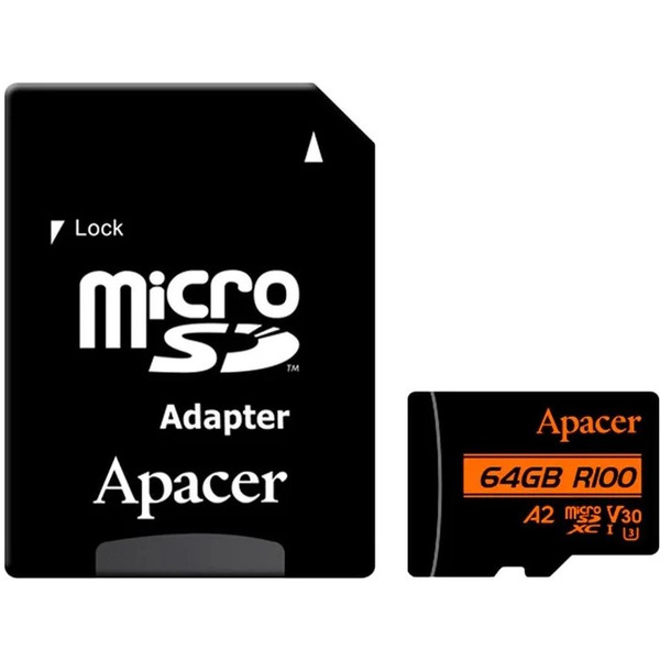 Карта памяти Apacer AP64GMCSX10U8-R 64GB