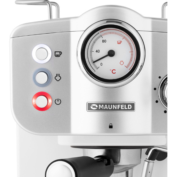 Кофемашина рожкового типа MAUNFELD MF-735WH PRO