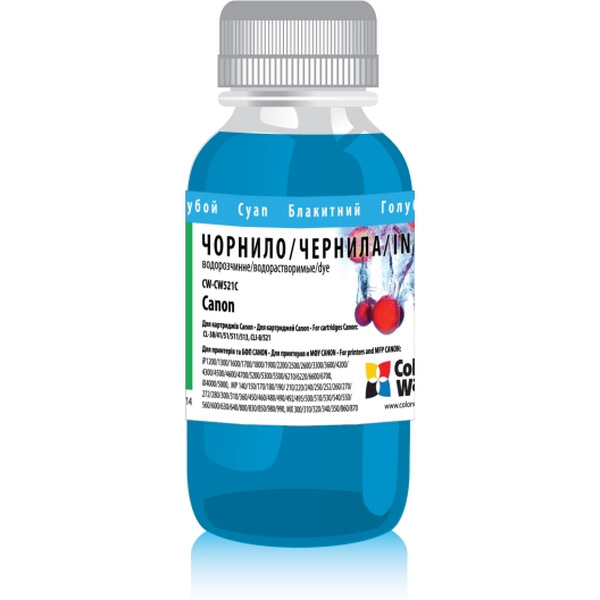 Контейнер с чернилами COLOR WAY CW-CW521C (100ml)