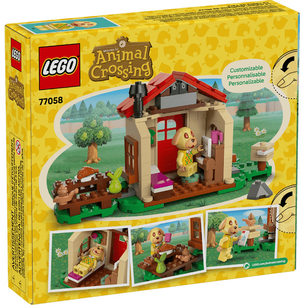 Конструктор Lego Animal Crossing Уютный домик Голди 77058