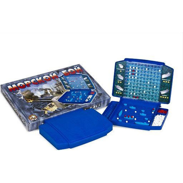 Игра детская настольная ДЕСЯТОЕ КОРОЛЕВСТВО Морской бой-2 (ретро)