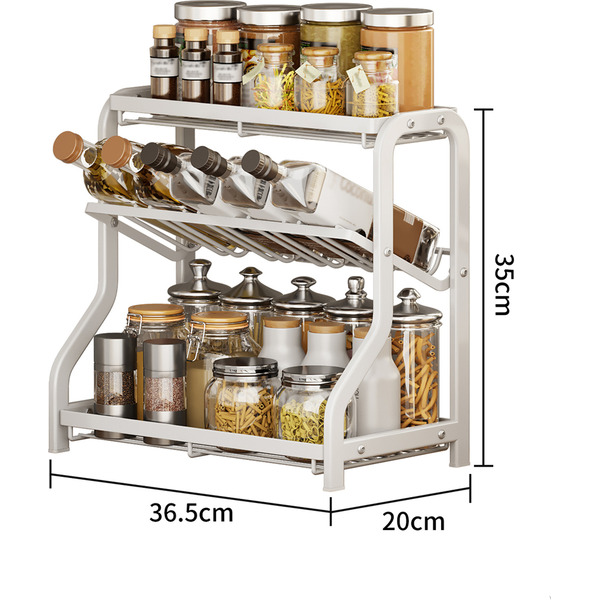 Кухонная стойка для хранения Happy Home HH-052B (белый)