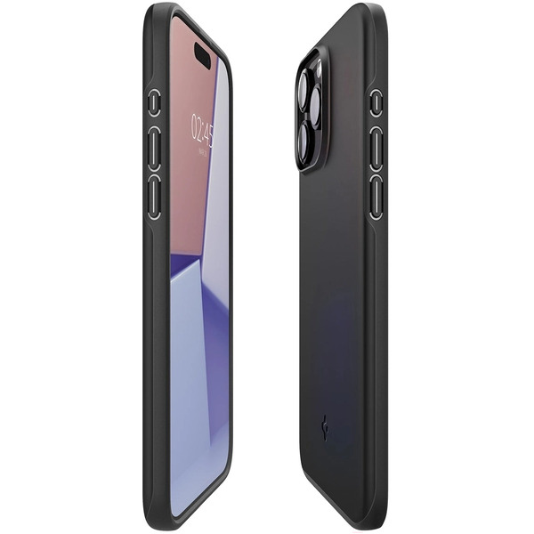 Чехол Spigen Thin Fit для iPhone 15 Pro Черный (ACS06686)