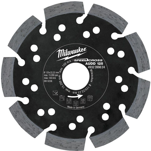 Алмазный диск MILWAUKEE D 125х22.2х2.6 4932399824