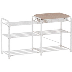 Полка для обуви ЗМИ Альфа 33 ПДОА33СЯ (белый)