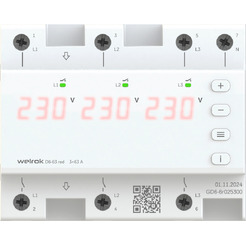 Реле напряжения Welrok D6-63 red