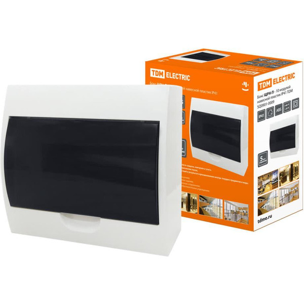 Бокс пластиковый TDM ЩРН-П-10 SQ0901-0009