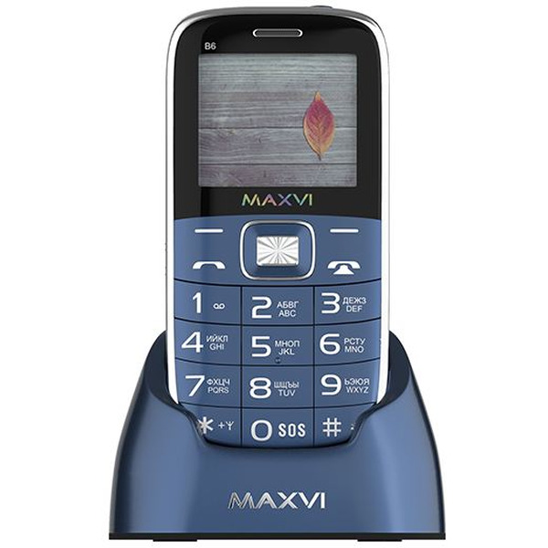 Мобильный телефон Maxvi B6 (маренго)