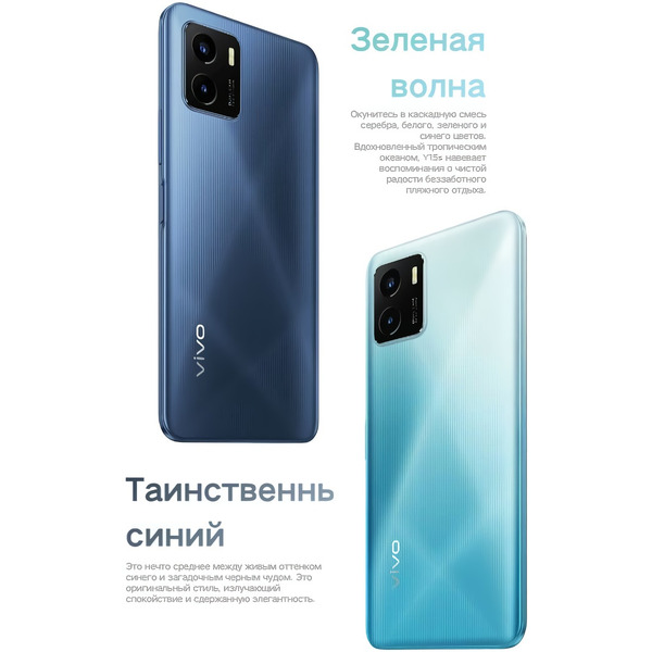 Смартфон vivo Y15s 3GB/32GB (синий)