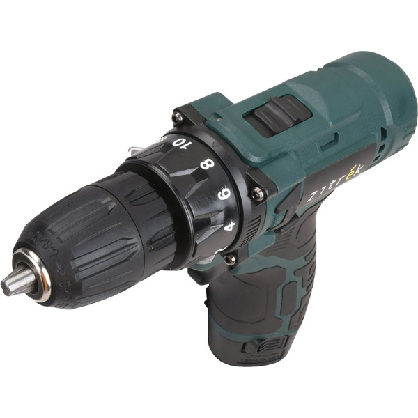 Дрель-шуруповерт Zitrek Green 12V Plus 085-1014 (с 2-мя АКБ)