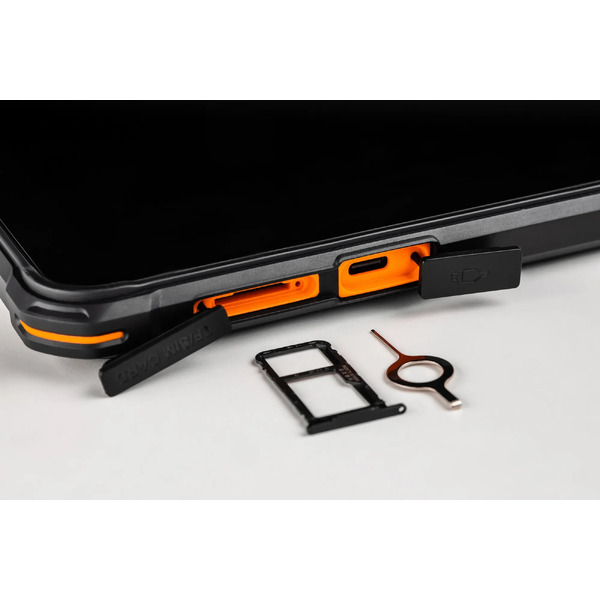 Планшет Horizont H-Tab 1 Shield 6GB/256GB LTE (черный/оранжевый)