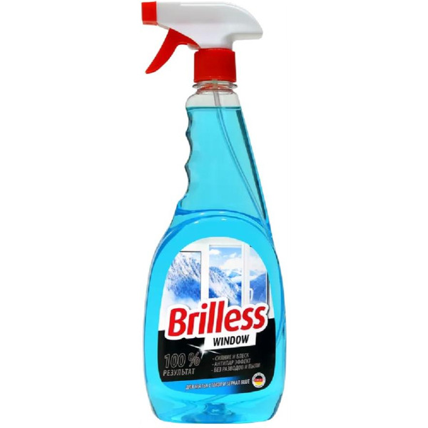 Средство для мытья стекол Brilless Blue, 750 мл