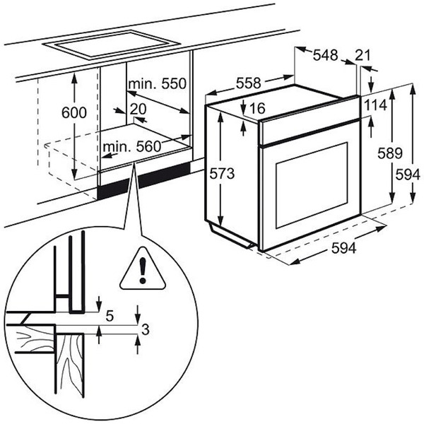 Духовой шкаф ELECTROLUX OPEB4330B